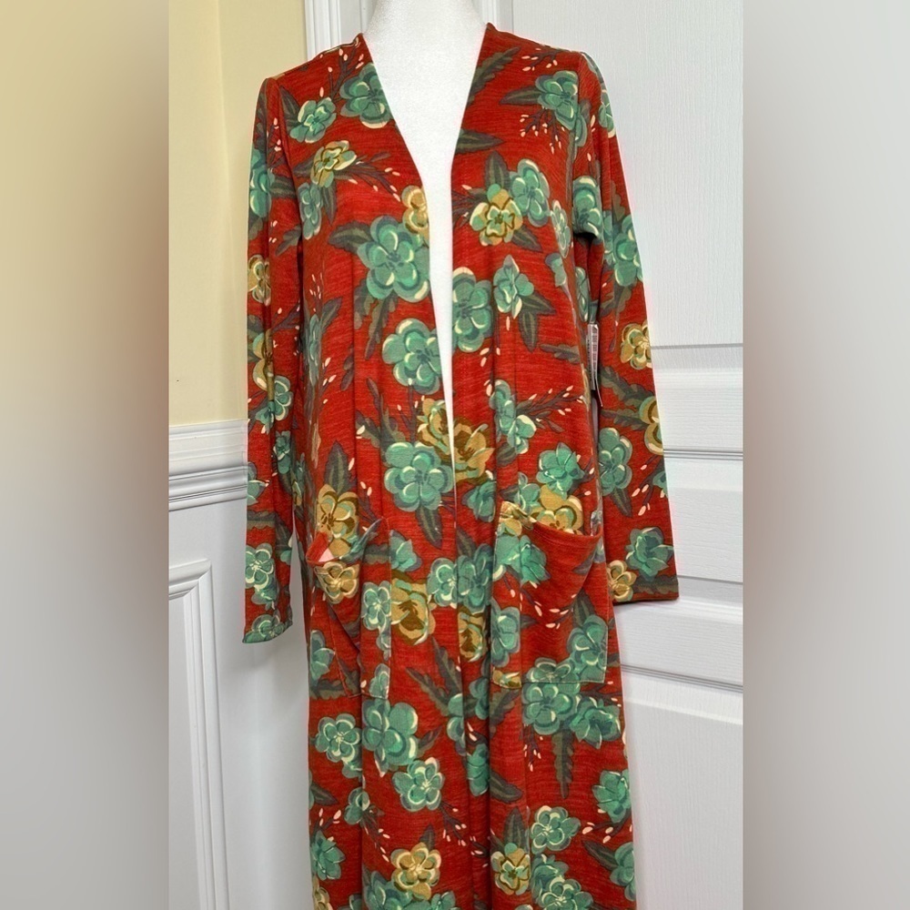 LuLaRoe Sarah Cardigan Size Medium - Picture 2 of 13